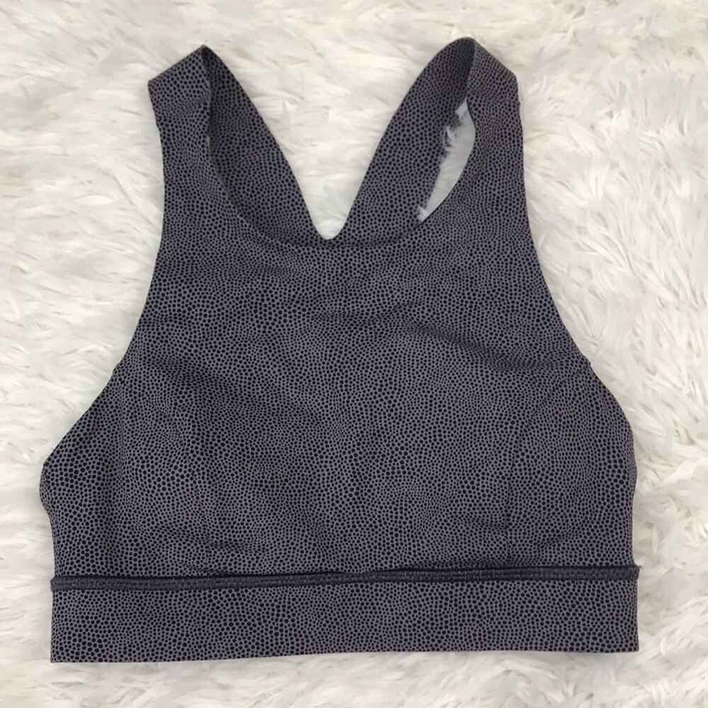Lululemon Fast & Free Bra Disperse Dusky Lavendar